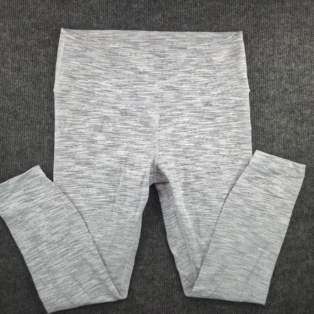 Lululemon High Rise Leggings Size 10 Space Dye White Grey Wee Are From Space